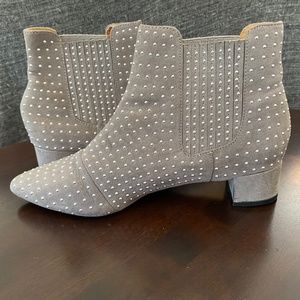 Top Shop Gray Ankle Boots